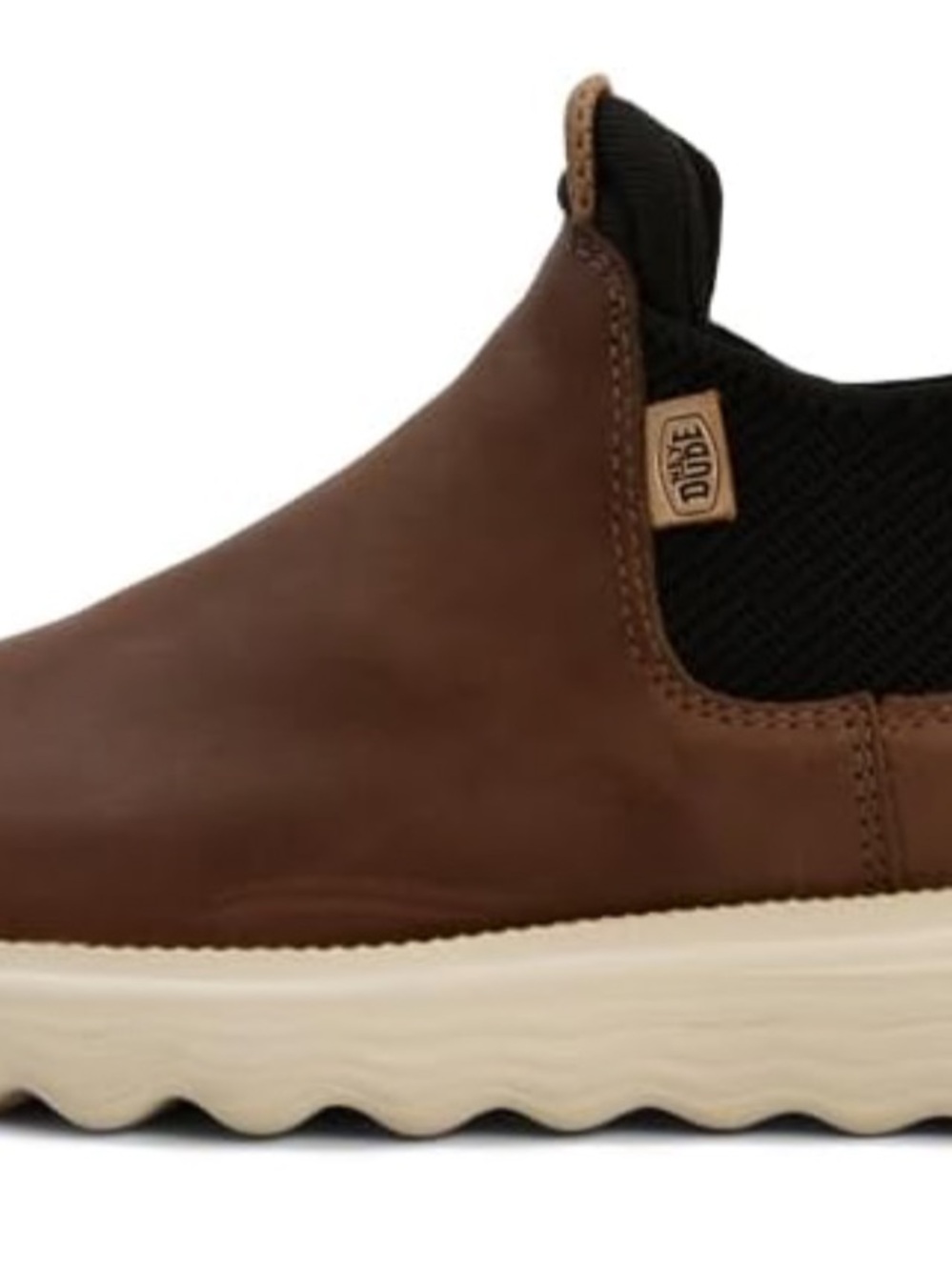 HEYDUDE Branson Craft Leather Boot Coffee Womens 11